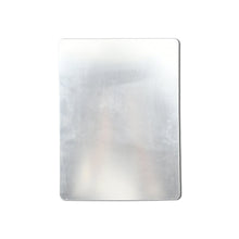 Set of 10 large square adhesive bathroom mirrors