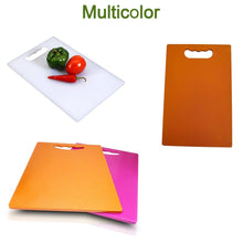 Kitchen plastic cutting board, designed for durable food preparation.