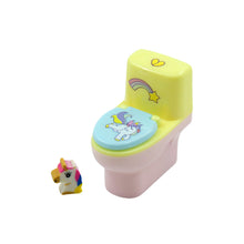 Set of toilet pencil sharpeners with erasers