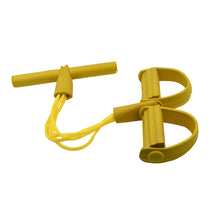 Multi-purpose pull string exerciser for body training.