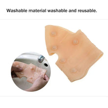 Thin waterproof silicone knee pad, offers flexibility and durability