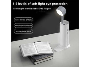 4-in-1 creative desk lamp with adjustable head and power bank