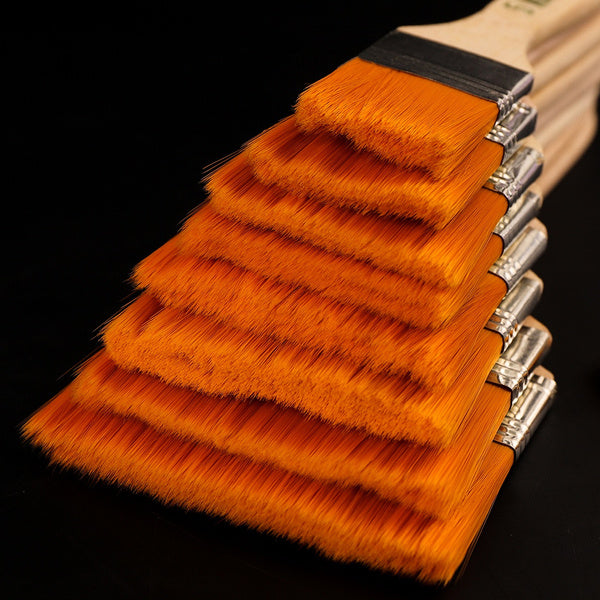 Artistic Flat Painting Brush - Set of 12