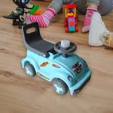 Ride-on car with backrest for toddlers