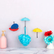 Multipurpose Umbrella Key Hat Holder Wall Hanging Hook Multicolor