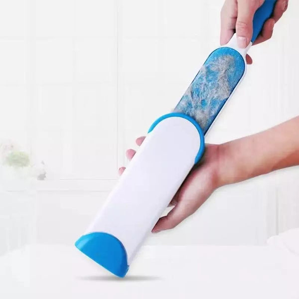 Double-sided pet hair remover for fur cleaning